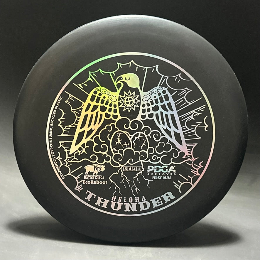 EcoReboot Thunder (Heloha) - 1st Run - Black with Silver Stamp