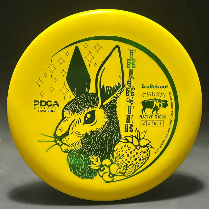 EcoReboot Trickster (Chukfi) - 1st Run - Yellow with Green Stamp