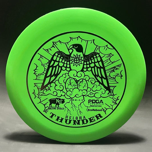 EcoReboot Thunder (Heloha) - Prototype - Green with Black Stamp