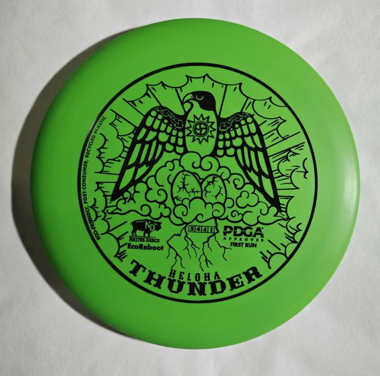 EcoReboot Thunder (Heloha) - 1st Run - Green with Black Stamp