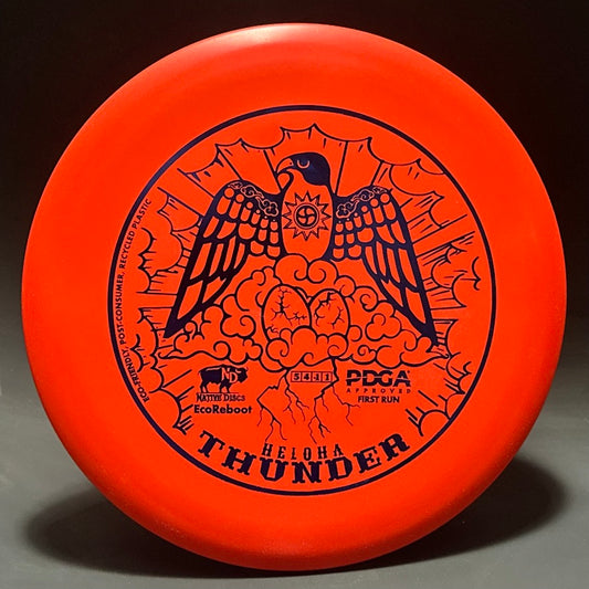 EcoReboot Thunder (Heloha) - 1st Run - Red with Blue Stamp