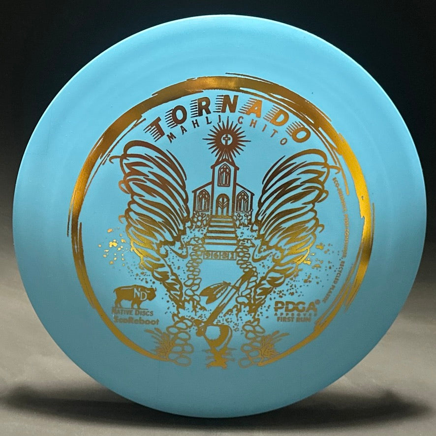 EcoReboot Tornado (Mahli Chito) - 1st Run - Light Blue with Gold Stamp