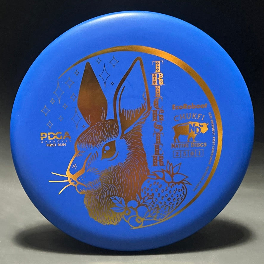 EcoReboot Trickster (Chukfi) - 1st Run - Blue with Gold Stamp