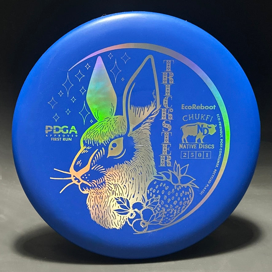 EcoReboot Trickster (Chukfi) - 1st Run - Blue with Silver Stamp