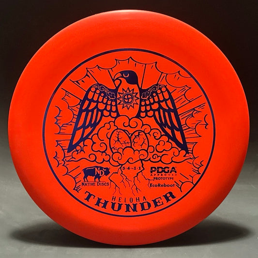EcoReboot Thunder (Heloha) - Prototype - Red with Blue Stamp