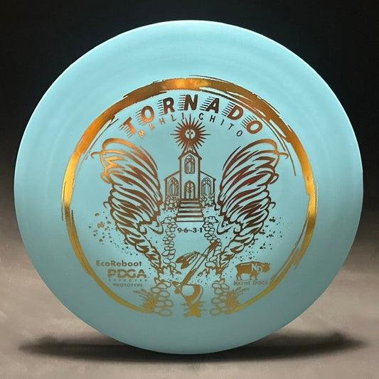 EcoReboot Tornado (Mahli Chito) - Prototype - Light Blue with Gold Stamp