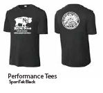 Performance Tee - SportTek - Black - 3XL