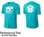 Performance Tees - SportTek - Tropic Blue - 2XL
